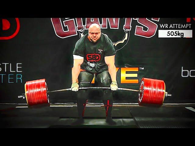 The (legendary) WORLD DEADLIFT CHAMPS  - 2 lifts at 505kgs / 1,113lbs