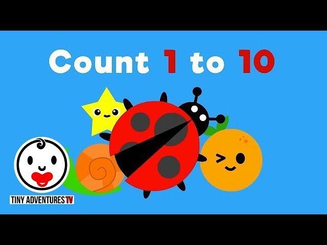 Counting Fun | 1 to 10 | Simple learning video for babies, toddlers, kids