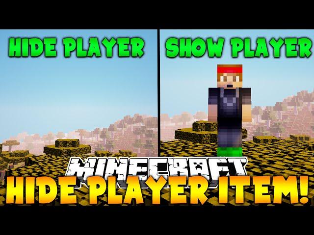 Minecraft Plugin | HIDE PLAYERS WITH ITEM!