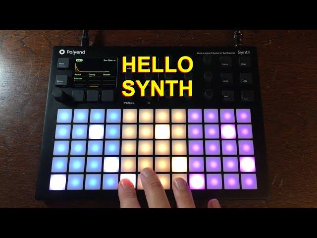 Three sounds at once at your fingertips - Polyend Synth Demo