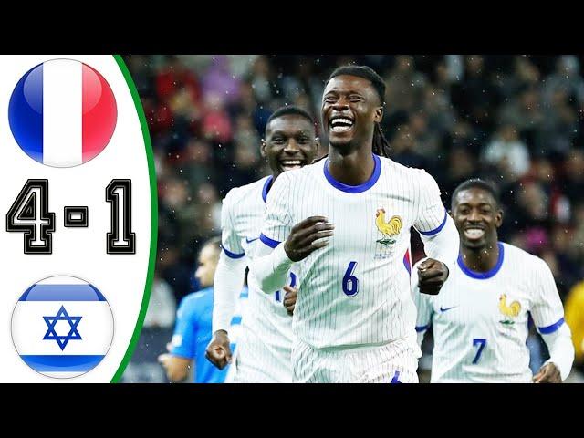 France vs Israel 4-1 Highlights & All Goals 2024 HD