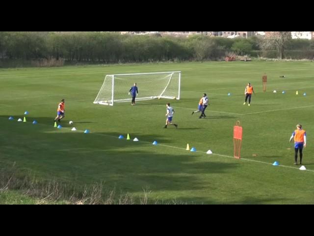 The best goals and saves (including some from the gaffer) from Tuesday training