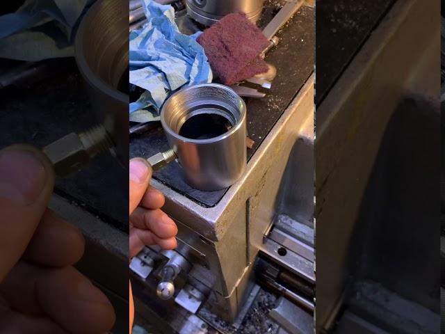 Изготовление камеры для проверки свечей зажигания. Making a chamber for testing spark plugs