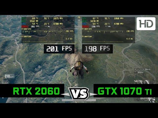 Nvidia RTX 2060 vs GTX 1070 Ti Gaming Comparison - All Graphic Intensive Titles With FPS