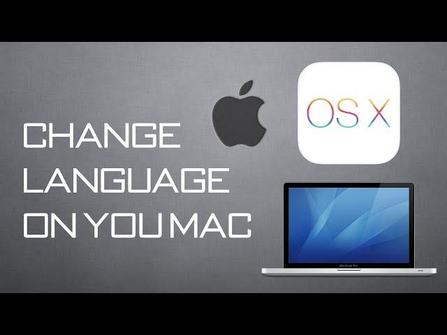 how to change system language on macbook