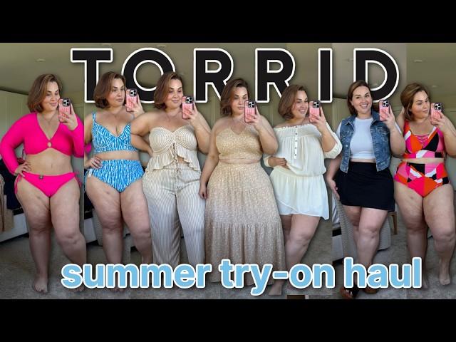 TORRID SUMMER HAUL ️CUTE SETS, SWIM SUITS, & MORE!