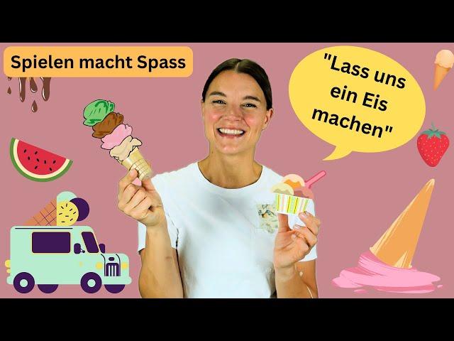 Ein Eis Video für Kinder | Miss Josi spielt mit Spieleis und singt ein Eislied | Lernen für Kleine