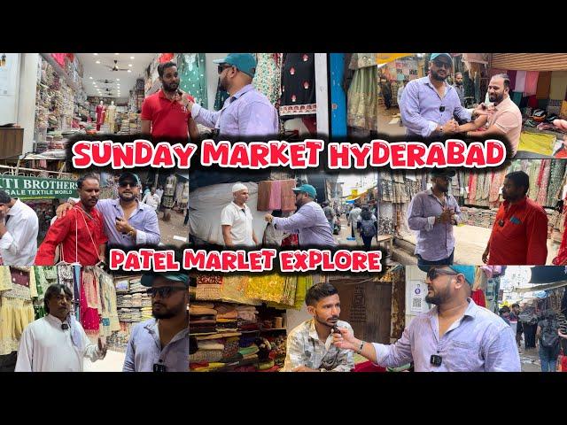 SUNDAY MARKET HYDERABAD | Exploring The Patel Market Hyderabad “ Starting Price 50️