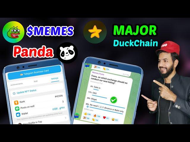 Memeland $MEMES Token Deposit Start | Pandas Scam | Major NFT & Season 2 | Duckchain Airdrop