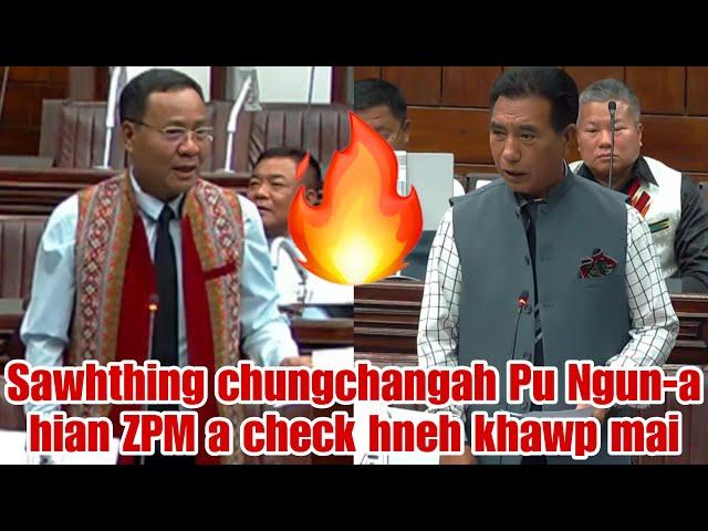 CM Pu Lalduhoma & Pu Ngunlianchunga sawhthing chungchangah an inhnial(Jaz Hmar React)