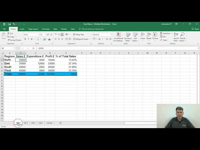 Excel Tutorial: How To Link Excel Formulas Between Worksheets | nilc.co.uk