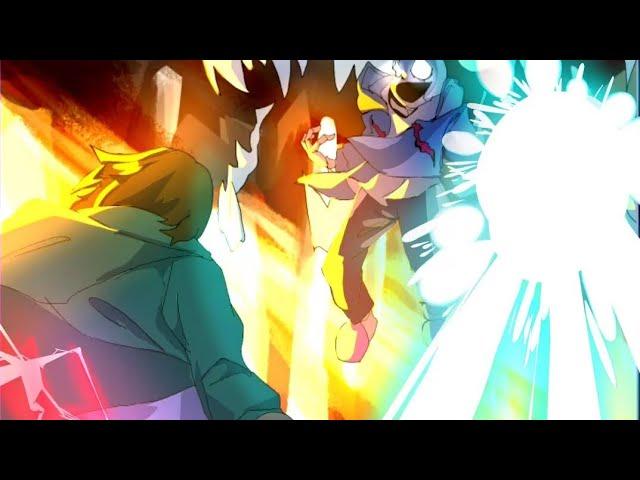 【Cooperative animation】undertale last breath sans vs storyshift chara!