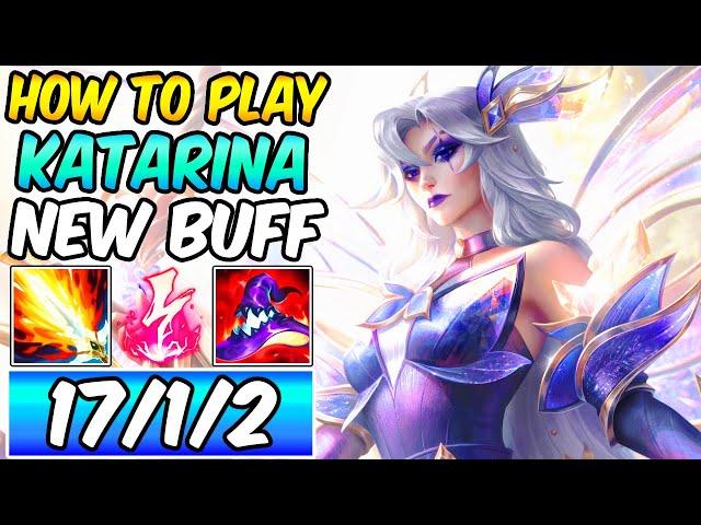 BUFFED KATARINA | HOW TO PLAY KATARINA MID GUIDE | Best Full AP Build & Runes | League of Legends