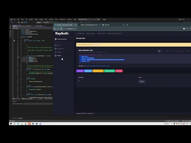 How to add keyauth to your c# form EASY!!