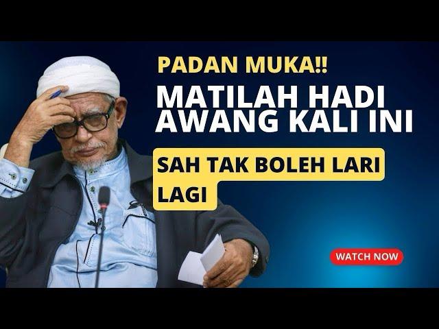 VIDEO INI HARAM UNTUK WALAUN MENANGIS HADI AWANG MENERIMA KHABAR PALING DASHYAT DAN PALING DUKACITA!