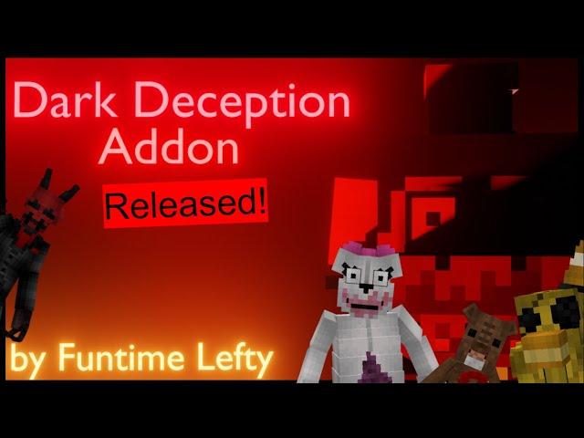 Dark Deception addon released! (Minecraft bedrock/pocket edition)