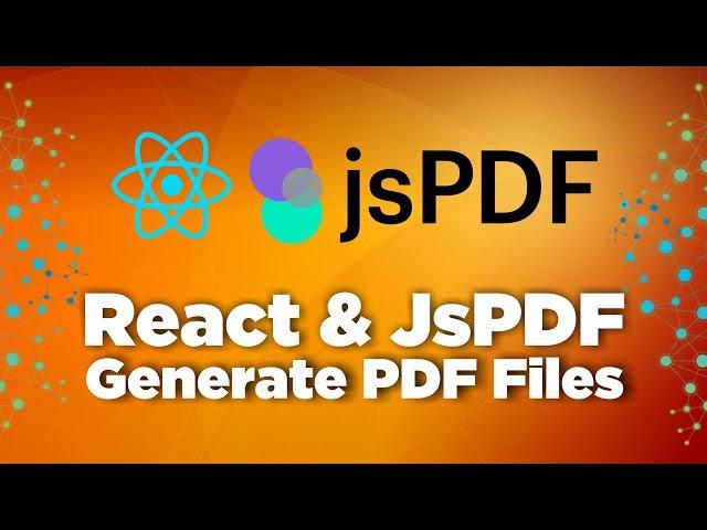 Generate PDF File with React & jsPDF