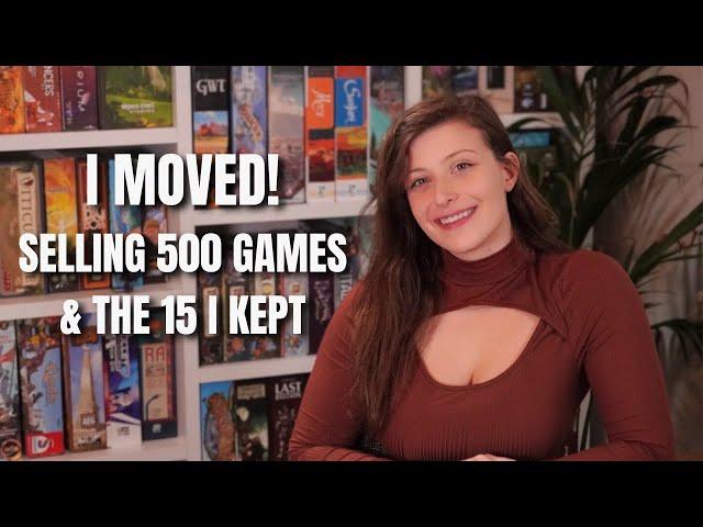 I Moved!  Selling 500 Board Games & The 15 I Kept