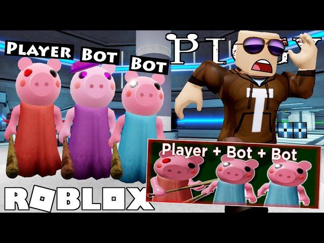 PIGGY Player + 2 Bots Challenge *EXTREME DIFFICULTY* / Roblox