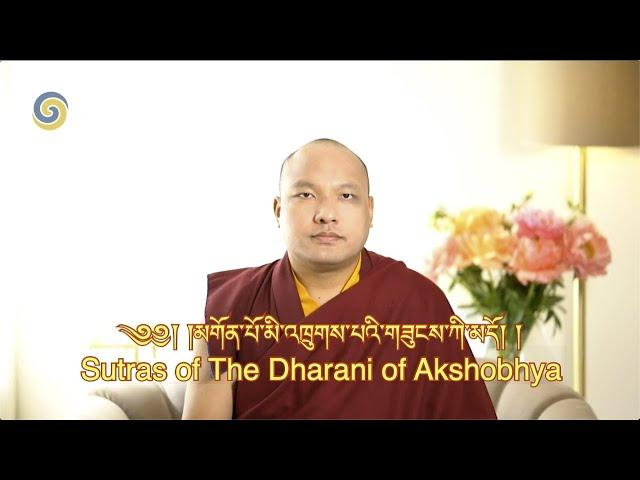 Karmapa Chants - Sutras of The Dharani of Akshobhya