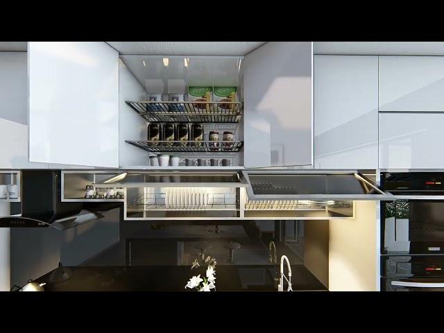 Modern Kitchen Interior Animation   Lumion