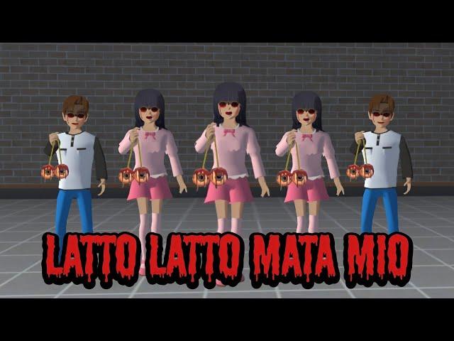 LATTO LATTO MATA MIO || HORROR MOVIE SAKURA SCHOOL SIMULATOR