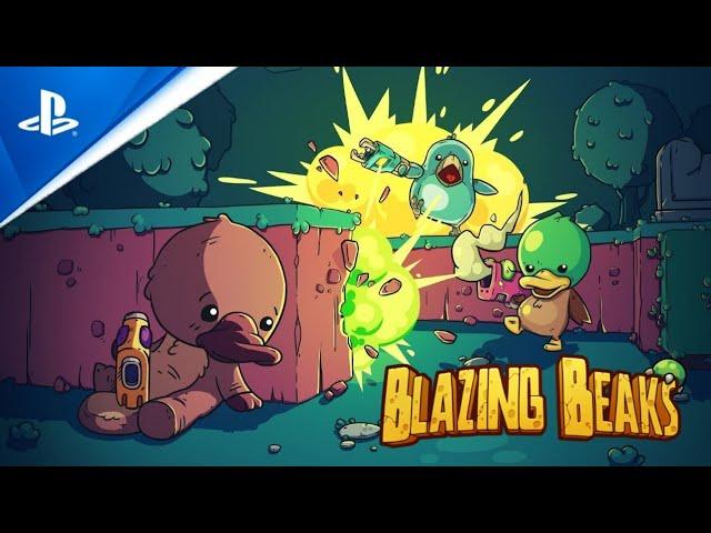 BLAZING BEAKS GAMEPLAY ON PS5 | Roguelike Game