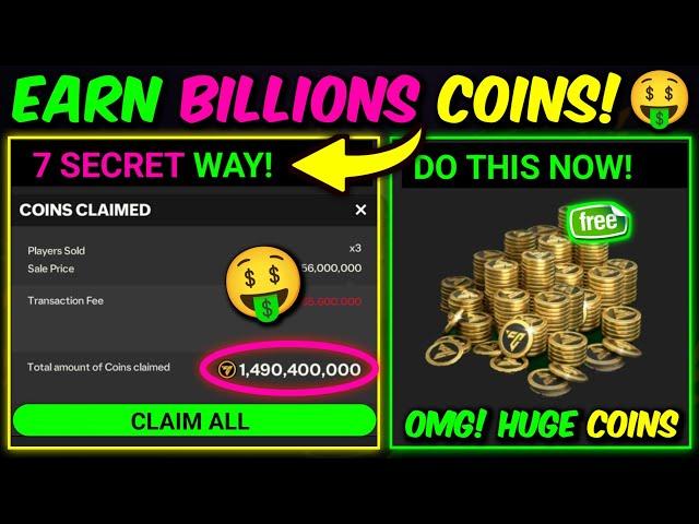 7 SECRETS to EARN BILLIONS Coins in FC Mobile | Mr. Believer