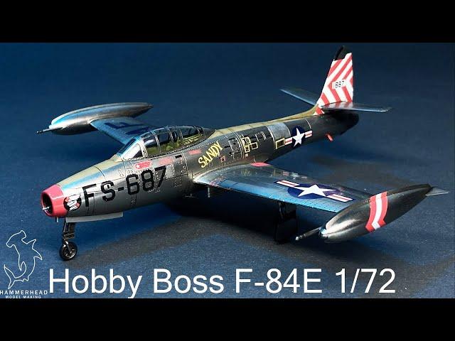 Hobby Boss F-84E 1/72 Scale | Full Build Video