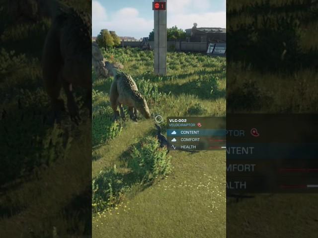 velociraptor and Indominus have a convo #jurrasicworldevolution2 #jurrasicworldthegame