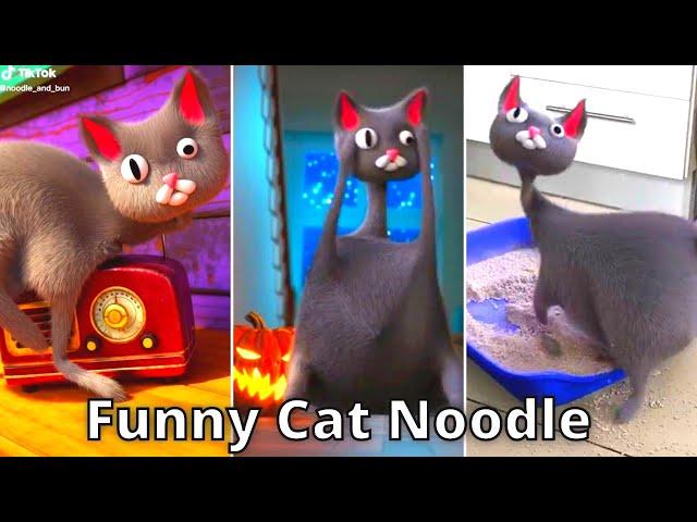 Noodle and Bun. Cat Noodle - Funny TikTok Animation