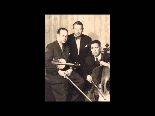 Beethoven - Piano trio n°4 - Oistrakh / Knushevitsky / Oborin