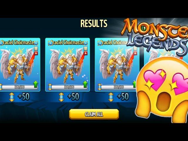 I GOT GRACIEL CHOIRMASTER MAXED OUT! | WATCH ME WIN TREASURE CAVE! - MONSTER LEGENDS