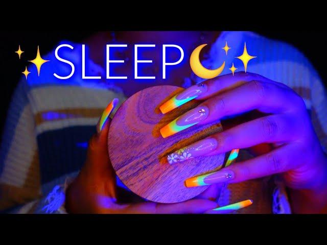 ASMR TAPPING YOU TO SLEEP.. (DEEP BRAIN MELTING TAPPING + SCRATCHING TINGLES )