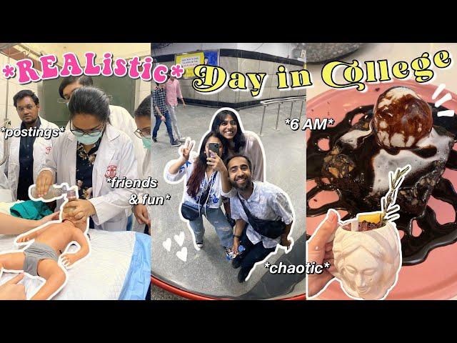 a *REALISTIC* day in my life- medical, 6 AM mornings, friends ‍️