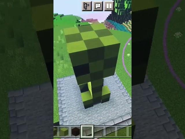 Как построить малыша крипера в Майнкрафте #meme #gaming #minecraft #minecraftmeme #mine