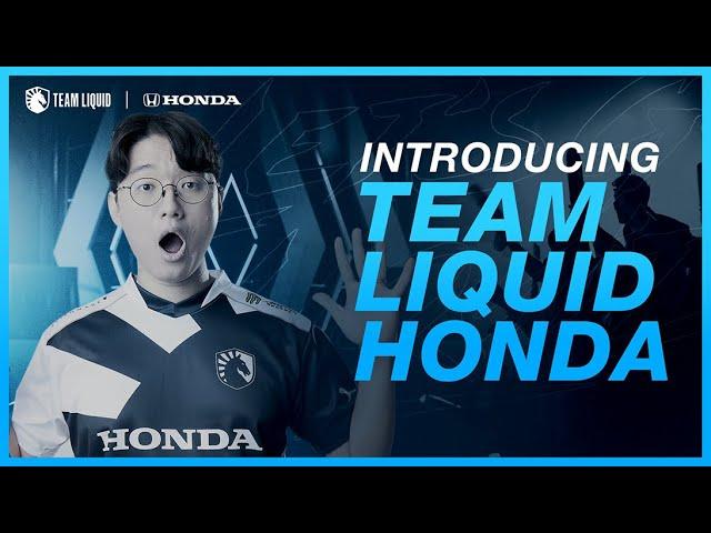 Announcing - Team Liquid Honda