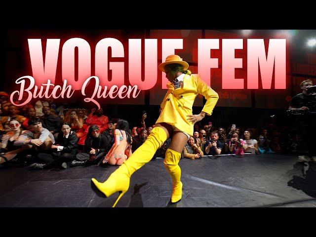 MANY MOMENTS TO WATCH !! BUTCH QUEEN VOGUE FEM WITH A WIG !!