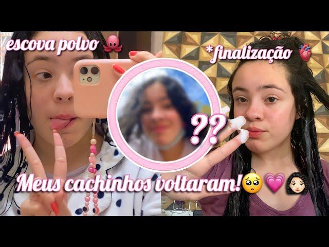 Spa day! ‍️ meus cachinhos voltaram!‍+finalização escova polvo   {Canal Sophia Lima}