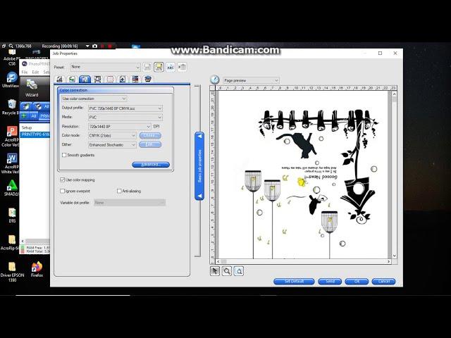 Tutorial Setting kecerahan warna dan cara Print pada Photoprint Ripping  Mesin  Indoor/Outdoor