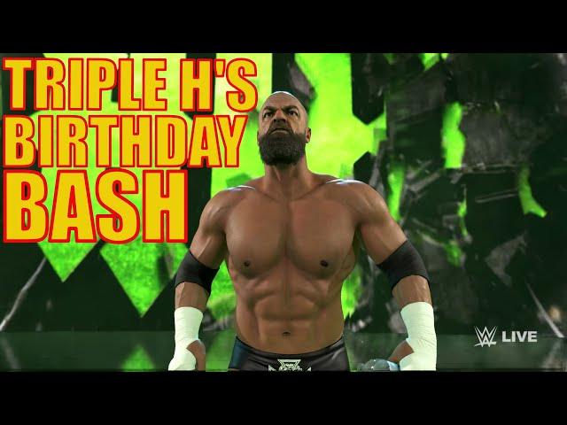 WWE 2K24 My Faction // Triple H's Birthday Bash // Live Event