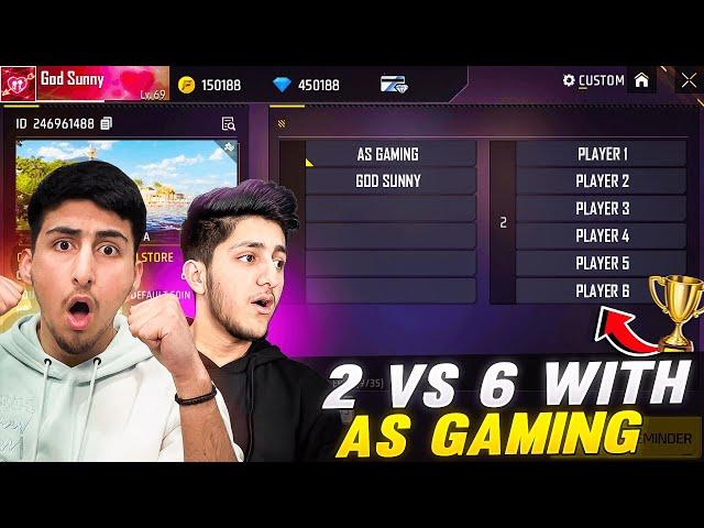 2 Vs 6 With A_s Gaming Pro Subscribers- Free Fire India