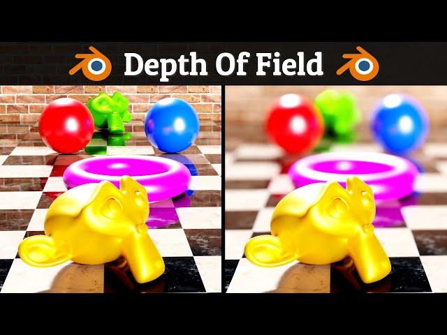 Depth Of Field | Blender 3.3 Tutorial