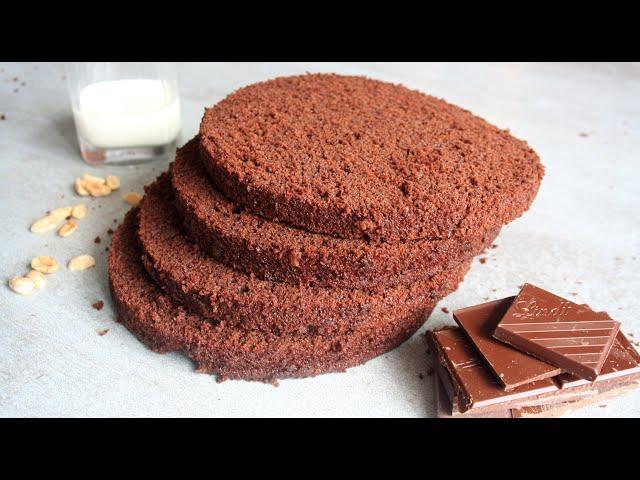 ШОКОЛАДНЫЙ бисквит, самый СОЧНЫЙ / Chocolate sponge cake