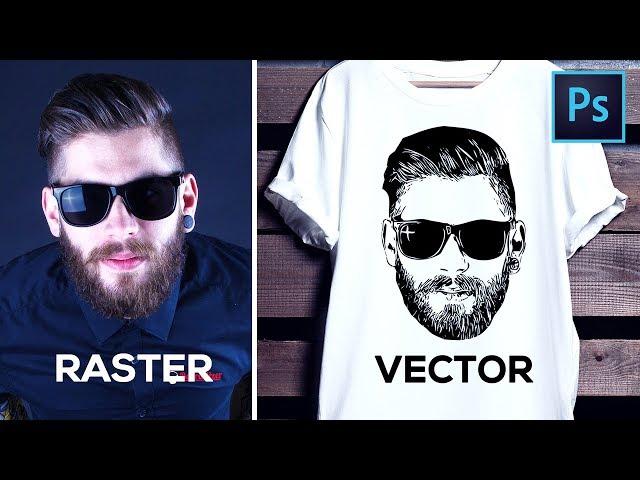 How to Convert Raster Image into Vector in Photoshop