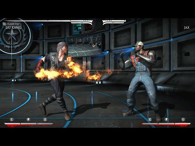 MKX - 64% 1 bar Liu Kang flame fist combo