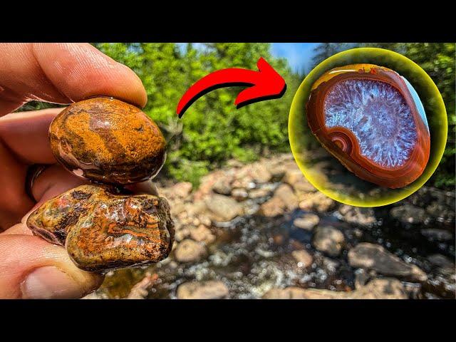 Finding Valuable Gemstones in a Creek in Minnesota!