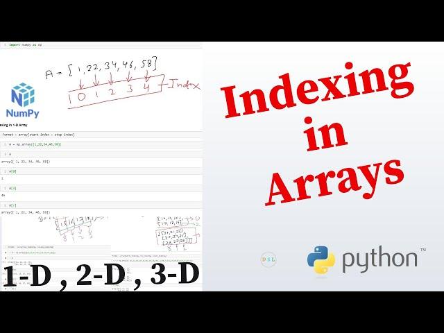 Python Numpy Tutorial - 15 ... Array Indexing