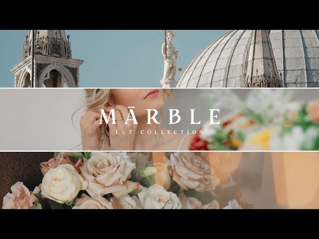 Marble LUT Collection // Flame Films x Gamut // Refined Wedding LUTs