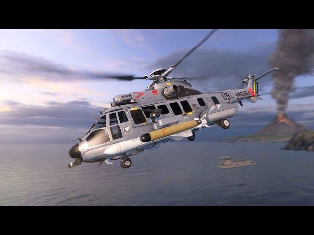 Modern Warships: UH-15A Super Cougar (H225M) New VIP Pass Helicopter